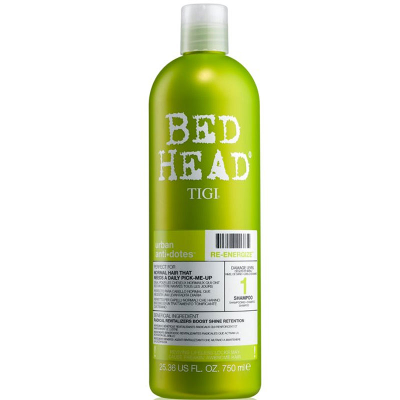 Bed Head Re Energize shampoo 750ml